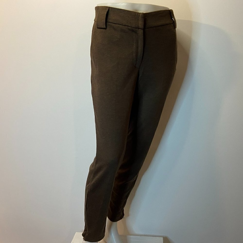 UNIFORM JPR JohnPaulRichard Women's Brown Knit Slim Pant - Size 6 - NWT $44